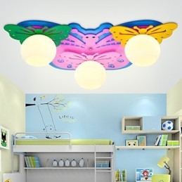 Flush Mount Modern Contemporary Wood Bamboo