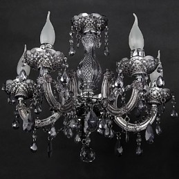 Modern Contemporary Crystal Metal Flush Mount
