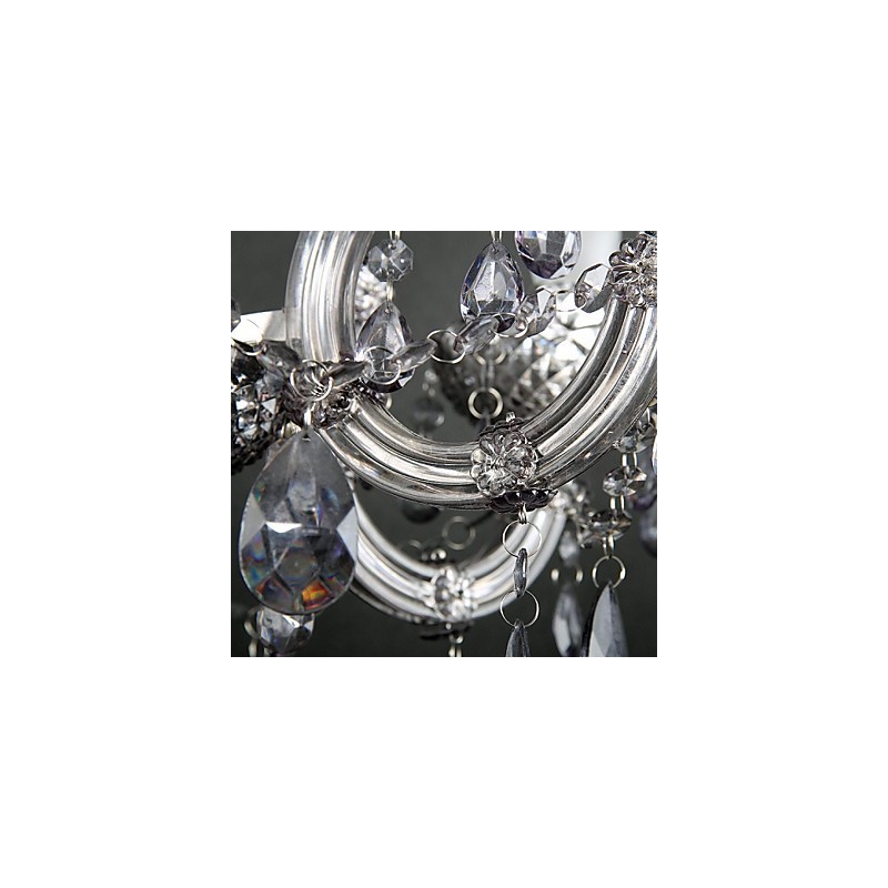 Modern Contemporary Crystal Metal Flush Mount