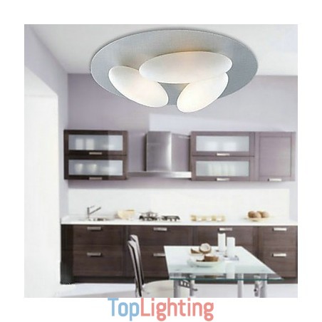 Nature Inspired Minimalist Ceiling Light With 3 Eggs Shade Nature Inspired Minimalist Ceiling Light With 3 Eggs Shade