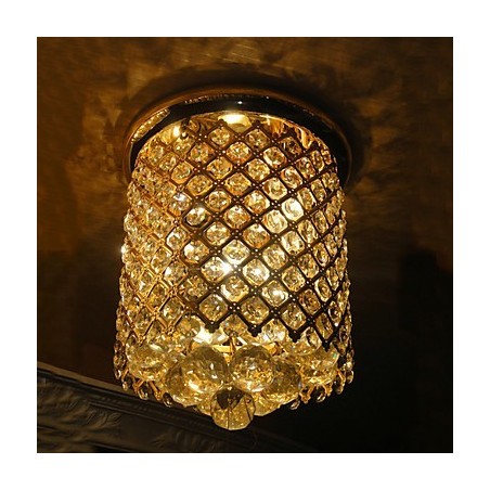 Crystal Modern Flush Mount Gold Finished in Spiral Shape Crystal Modern Flush Mount Gold Finished in Spiral Shape