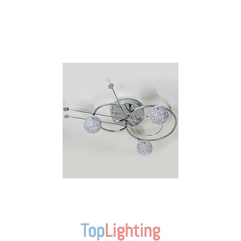 Modern Contemporary Electroplated Flush Mount