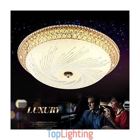 Modern Luxury Crystal Light Absorb Dome Light SMD Double Color Diameter 50CM Modern Luxury Crystal Light Absorb Dome Light SMD Double Color Diameter 50CM