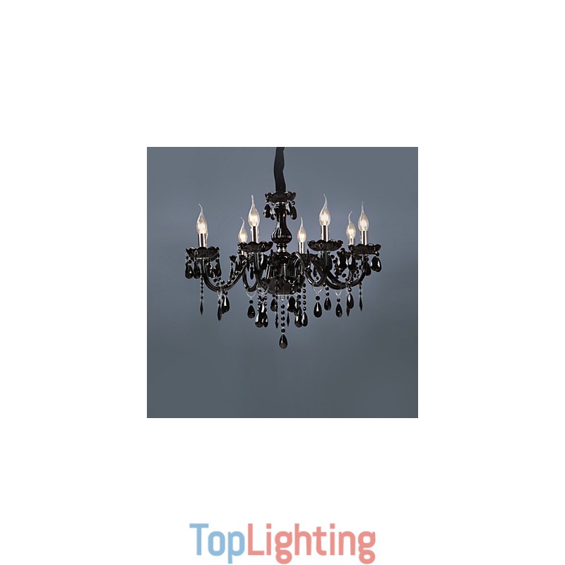 Modern Contemporary Crystal Electroplated Chandelier
