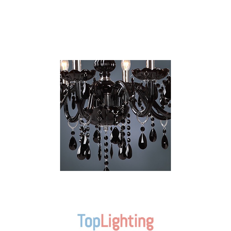 Modern Contemporary Crystal Electroplated Chandelier