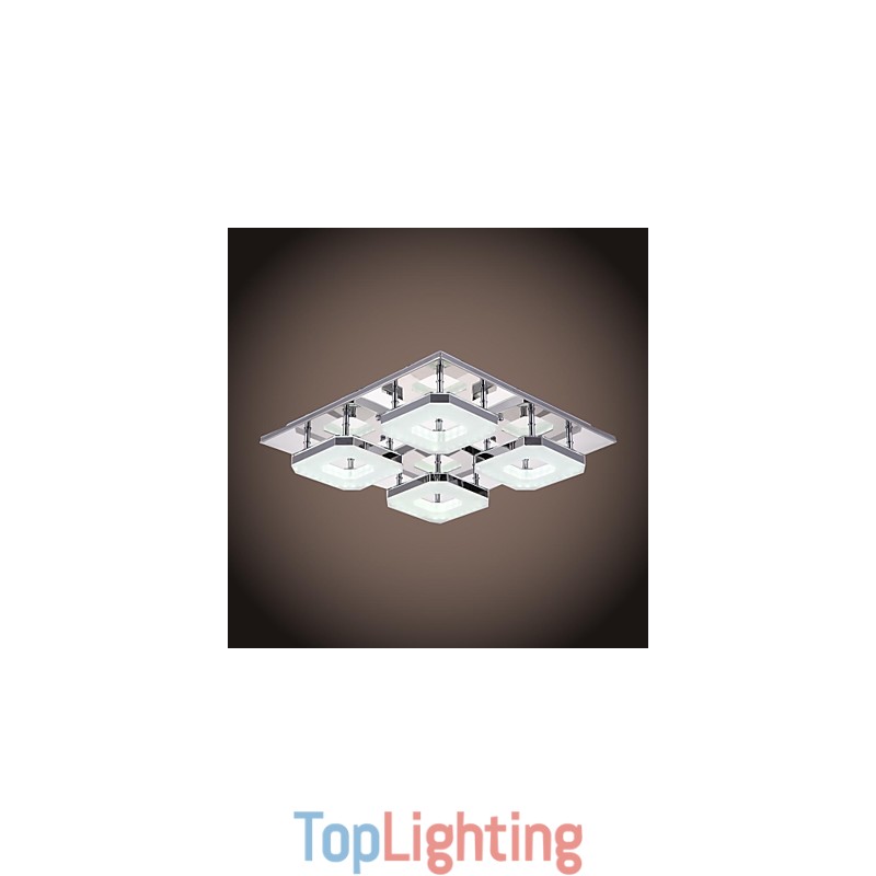 Acrylic Flush Mount 4 light Modern Acrylic Electroplating Stainless Steel
