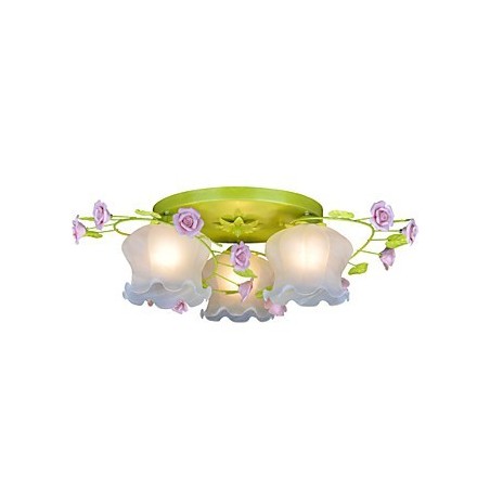 Creative Lamp Lamp Warm Garden Rose Three Simple Ceiling Lamps Creative Lamp Lamp Warm Garden Rose Three Simple Ceiling Lamps