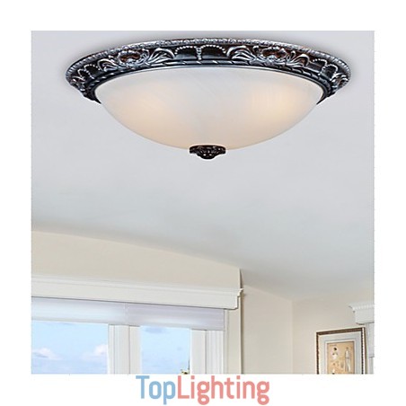 Flush Mount Vintage Traditional Classic Retro Bowl Resin Flush Mount Vintage Traditional Classic Retro Bowl Resin