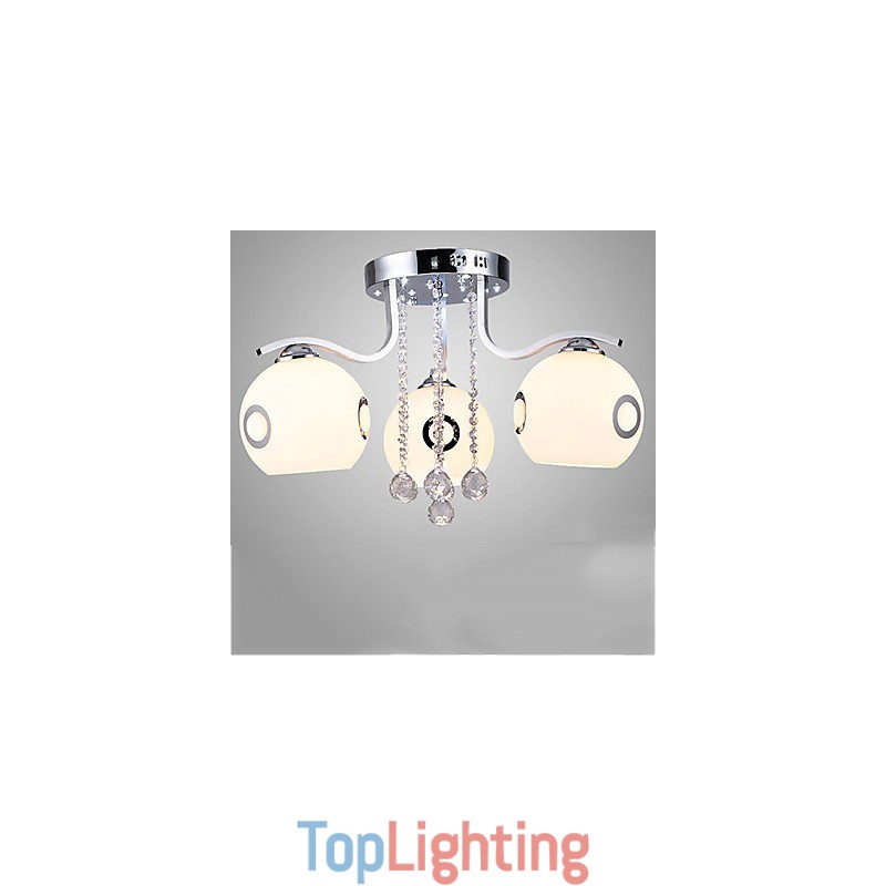 Flush Mount Crystal Modern Contemporary Glass