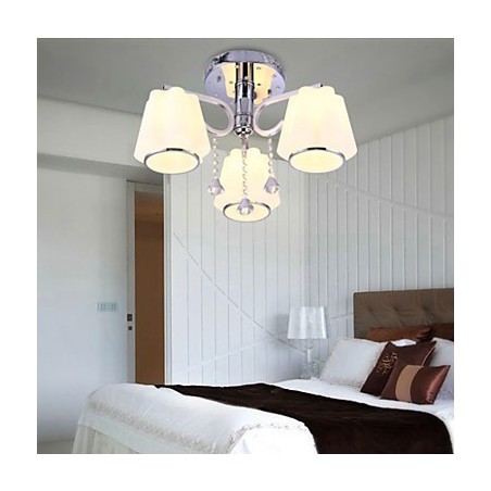 Flush Mount Crystal Modern Contemporary Glass Flush Mount Crystal Modern Contemporary Glass