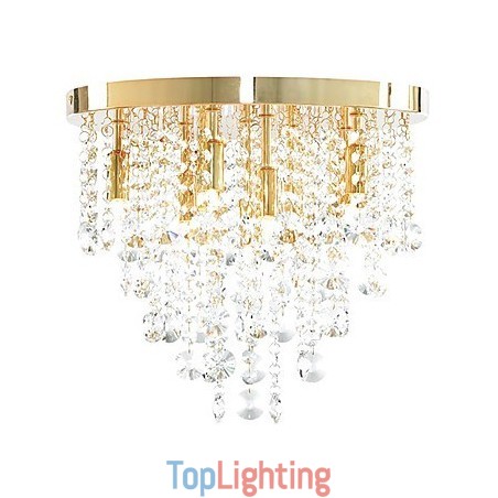 Modern Crystal Semi Flush Mount with 9 Lights (G9 Bulb Base) Modern Crystal Semi Flush Mount with 9 Lights (G9 Bulb Base)