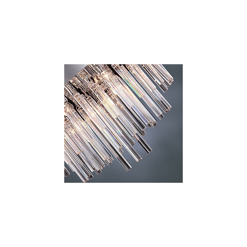 Modern Crystal Chandelier with 12 Lights