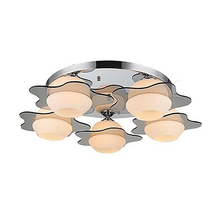 Modern Ceiling Light Flush Mount 5 Lights Contemporary Metal Modern Ceiling Light Flush Mount 5 Lights Contemporary Metal