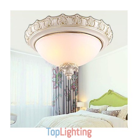 Flush Mount Crystal Traditional Classic Resin Flush Mount Crystal Traditional Classic Resin