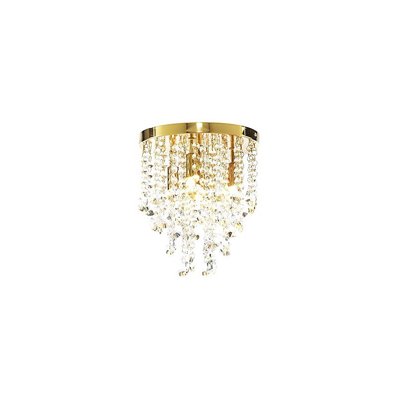 Modern Crystal Semi Flush Mount with 4 Lights (G9 Bulb Base)