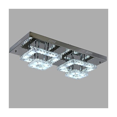 Modern Contemporary Crystal Chrome Metal Flush Mount Modern Contemporary Crystal Chrome Metal Flush Mount