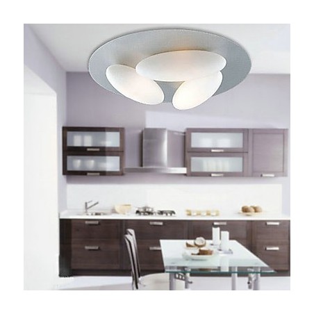 Modern Flush Mount with 3 Lights (G9 Bulb Base) Modern Flush Mount with 3 Lights (G9 Bulb Base)