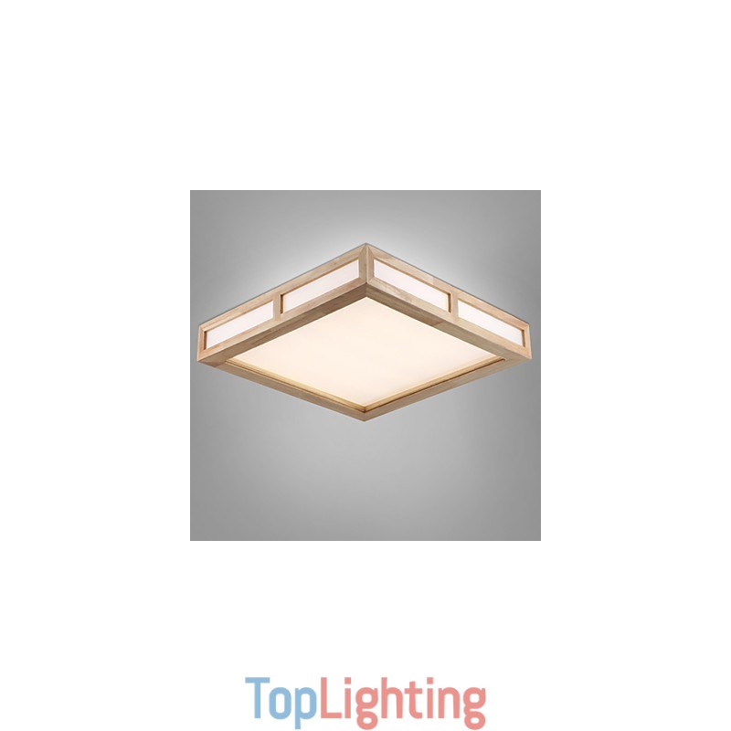Flush Mount Mini Style Modern Contemporary Wood Bamboo