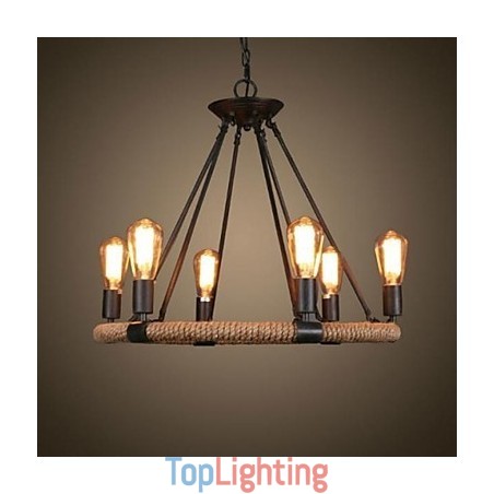 Traditional Classic Rustic Lodge Retro Country Vintage Painting Metal Pendant Light Traditional Classic Rustic Lodge Retro Country Vintage Painting Metal Pendant Light