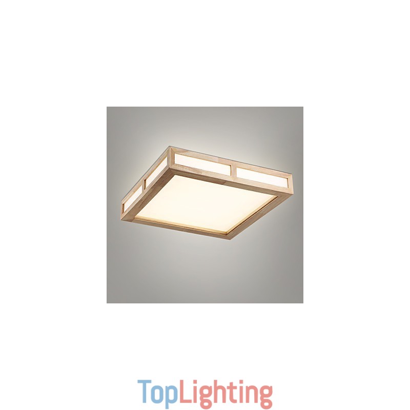 Flush Mount Mini Style Modern Contemporary Wood Bamboo