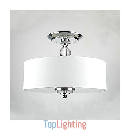 Traditional Classic Chrome Metal Flush Mount Traditional Classic Chrome Metal Flush Mount