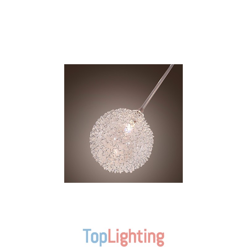 G4 12 light Iron Flush Mount Light with Aluminum Shades
