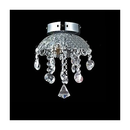 Crystal Semi Flush Mount with 3 Lights Crystal Semi Flush Mount with 3 Lights