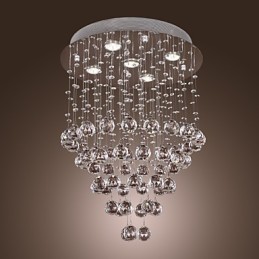 Crystal Chandelier with 5 lightsoque Design (K9 Crystal)