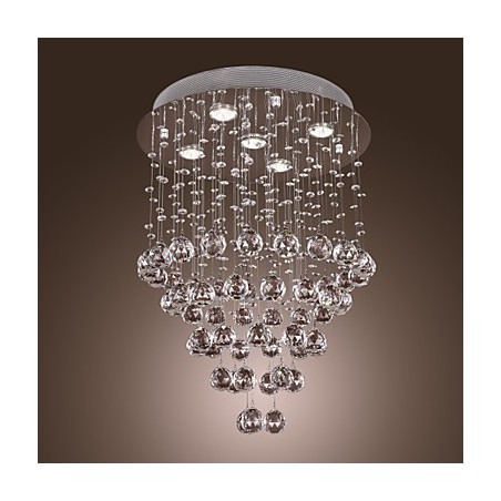 Crystal Chandelier with 5 lightsoque Design (K9 Crystal) Crystal Chandelier with 5 lightsoque Design (K9 Crystal)