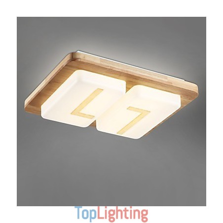 Flush Mount Mini Style Modern Contemporary Wood Flush Mount Mini Style Modern Contemporary Wood