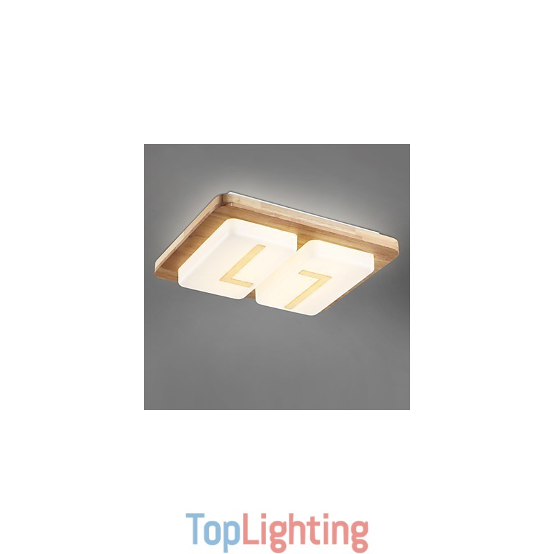 Flush Mount Mini Style Modern Contemporary Wood