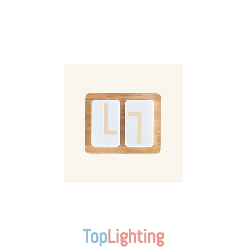 Flush Mount Mini Style Modern Contemporary Wood