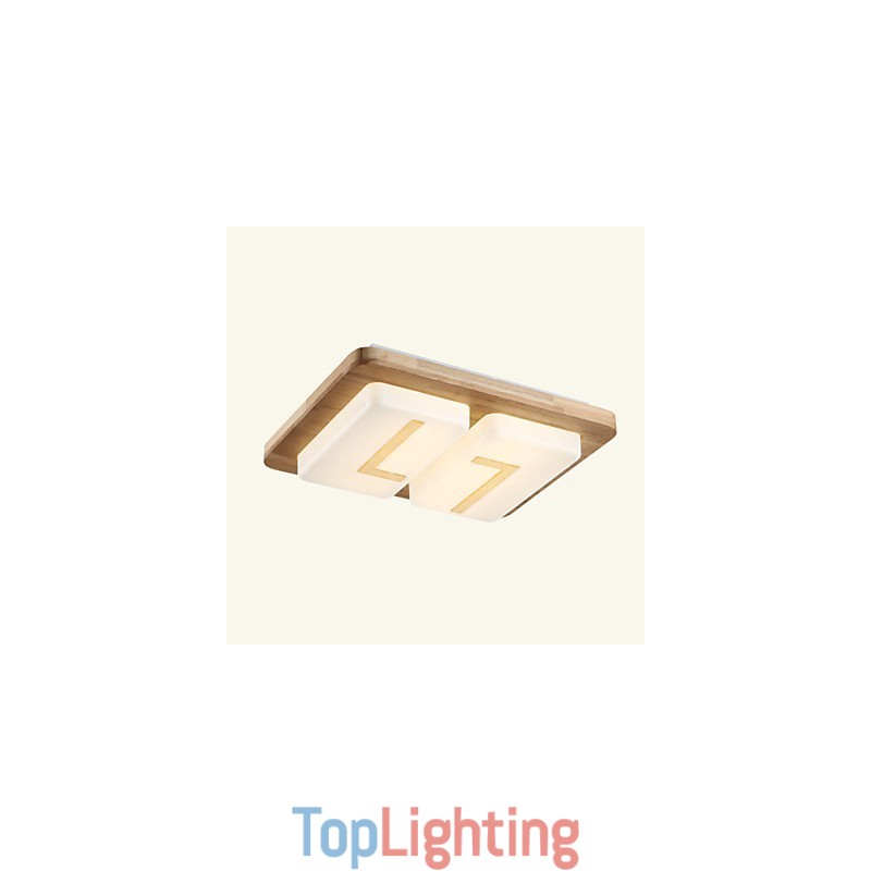 Flush Mount Mini Style Modern Contemporary Wood