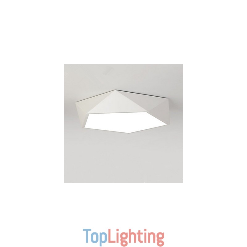 Modern Contemporary Painting Metal Flush Mount