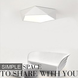 Modern Contemporary Painting Metal Flush Mount