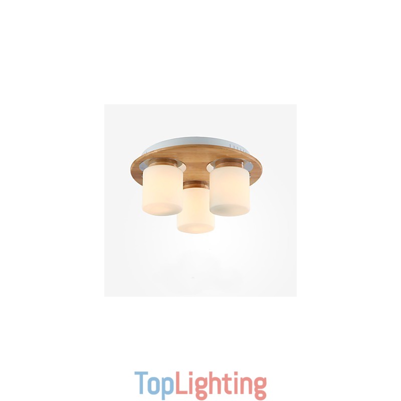 High Brightness Original Wooden Modern Ceiling Lights Country Style