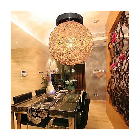 1 Light Ceiling Light in Ball Shaped Shade 1 Light Ceiling Light in Ball Shaped Shade