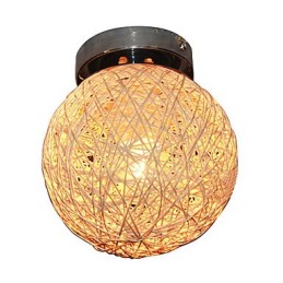 1 Light Ceiling Light in Ball Shaped Shade