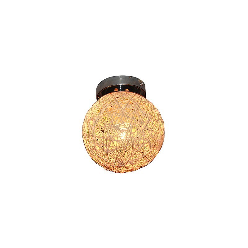 1 Light Ceiling Light in Ball Shaped Shade