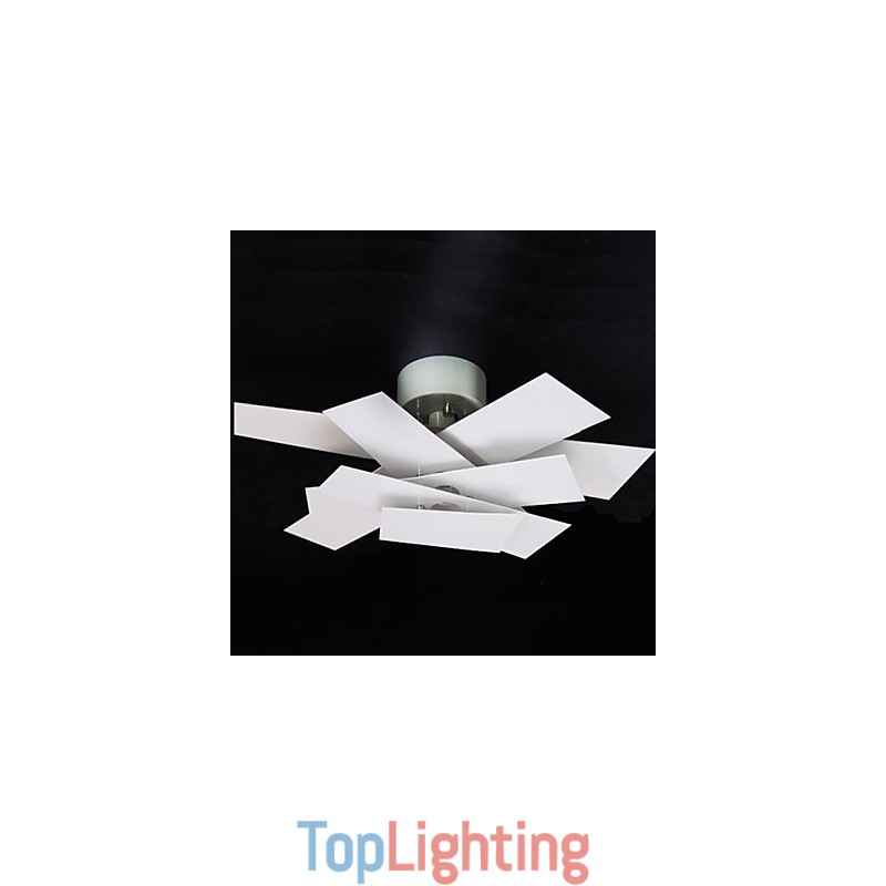 Flush Mount Light White Warm White Light Fashion Simple Creative Propeller
