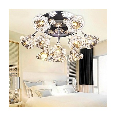 Modern Contemporary Rustic Lodge Chrome Metal Flush Mount Modern Contemporary Rustic Lodge Chrome Metal Flush Mount