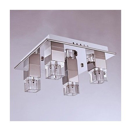 Ceiling Lamps 4 Light Crystal Artistic Stainless Steel Plating Ceiling Lamps 4 Light Crystal Artistic Stainless Steel Plating