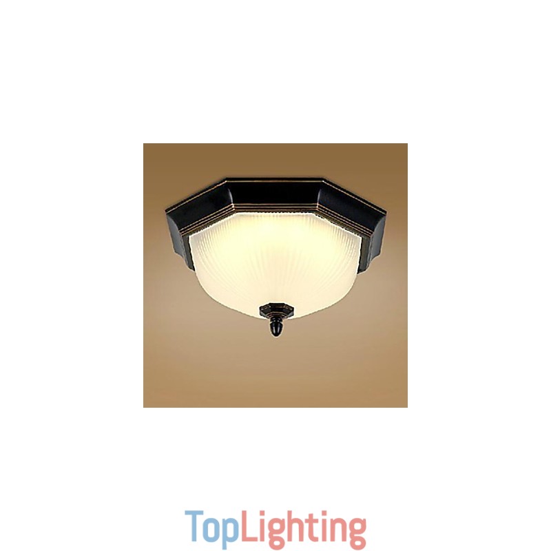 Traditional Classic Retro Mini Style Others Metal Flush Mount