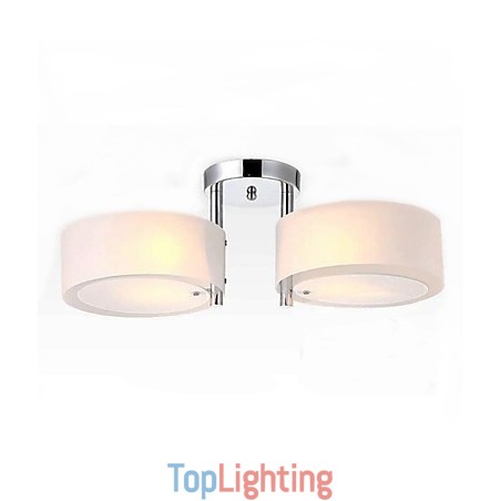 Flush Mount Modern Contemporary 2 Lights Ceiling Light Metal Flush Mount Modern Contemporary 2 Lights Ceiling Light Metal