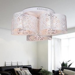 Wrought iron round light Warm wind 3 absorb dome light