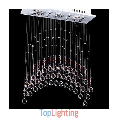 5 Lights Clear light Stainless steel K9 Crystal Chandelier 5 Lights Clear light Stainless steel K9 Crystal Chandelier