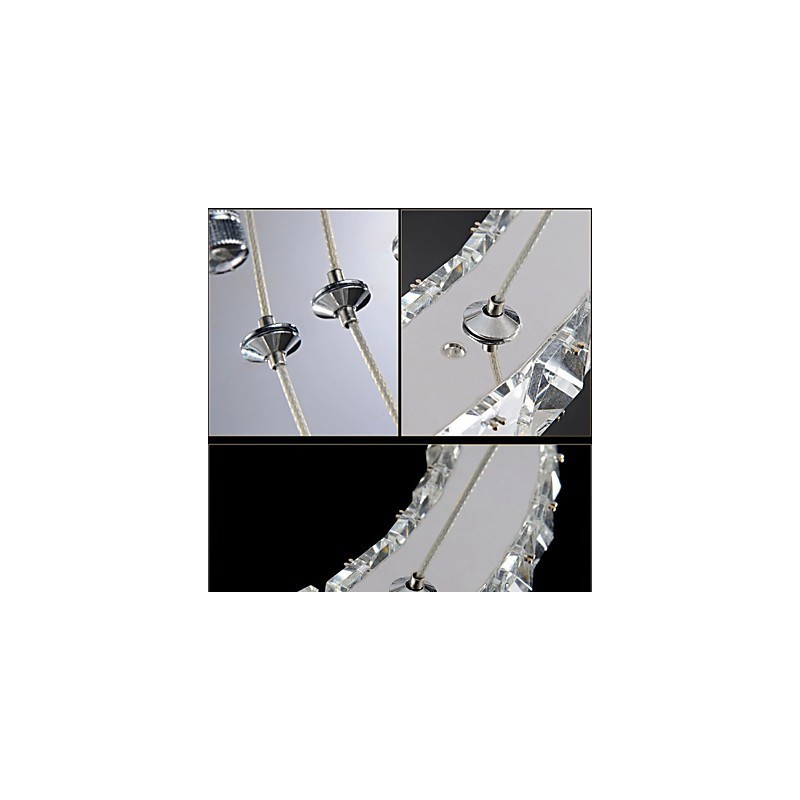 Crystal Chandelier Lights Lighting Modern Single Rings K9 Large Crystal Indoor Ceiling Light Fixtures