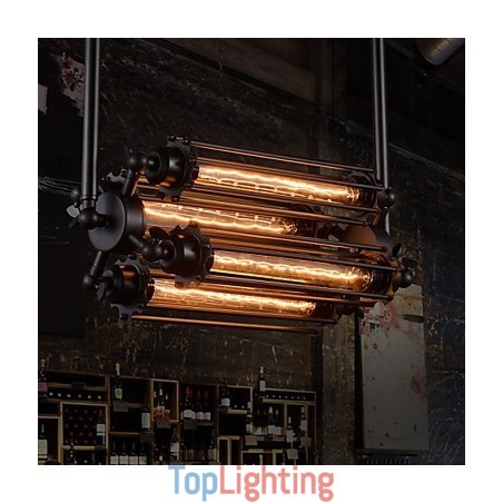 Rustic Lodge Retro Mini Style Electroplated Metal Chandelier Rustic Lodge Retro Mini Style Electroplated Metal Chandelier