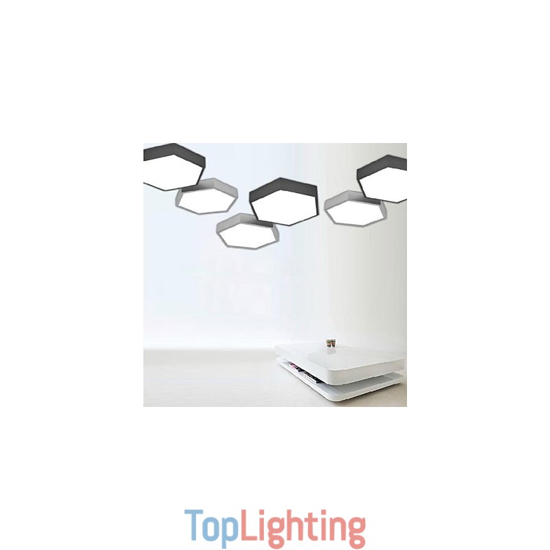 30CM 10 15㎡Creative Honeycomb Absorb Dome Light Hexagonal Geometry Lights Lamp