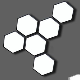 30CM 10 15㎡Creative Honeycomb Absorb Dome Light Hexagonal Geometry Lights Lamp